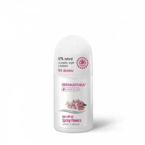 Deo roll-on natural Spring Flowers Zambila si Tuberoza, 50ml – Leonard Radutz Formula – VivaNatura - Img 4