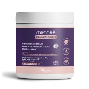 Manhaé Collagène Absolu, fermitatea și suplețea pielii, 10 g / zi, 20 zile