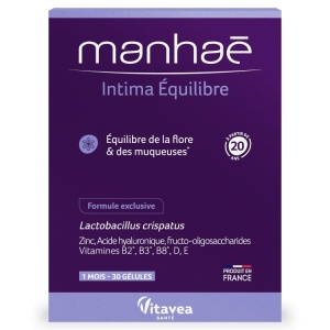 Manhaé Intima Équilibre, Echilibru Intim, sănătatea florei intime, 30 capsule vegetale – pentru 1 lună - Img 5