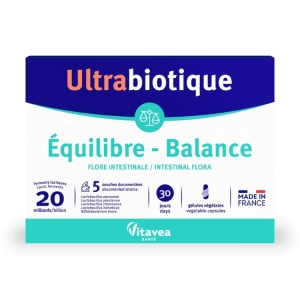 Ultrabiotique Équilibre, Probiotic pentru echilibrul microbiomului, 30 capsule vegetale - Img 3