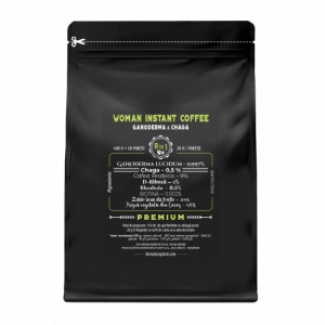 Woman Instant Coffee 8in1 cu Ganoderma si Chaga - 400g veg (20 de portii) - Img 2