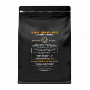 Clasic Instant Coffee 10in1 cu Ganoderma+Polifenoli - 600g veg (30 de portii)