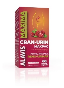 ALAVIS™ MAXIMA CRAN-URIN™ MAXPAC Extract 36:1 40MG/PAC, 60 capsule vegetale - Img 4