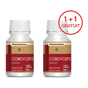 Cordyceps 1+1 Gratuit, 180 capsule x 2