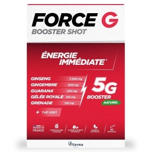 Force G Booster Shot, energie imediată, 10 fiole, 100 ml - Img 5