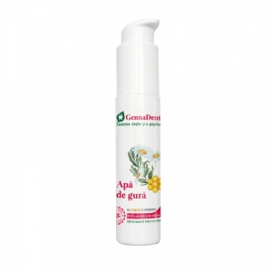 GennaDent Apa de gura naturala cu propolis si diatomee 45ml – Leonard Radutz formula - Img 3