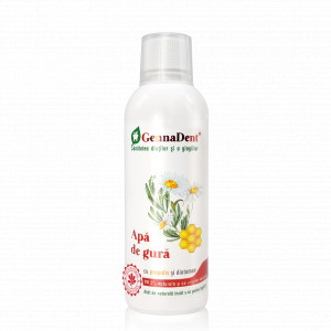GennaDent Apa de Gura Naturala cu Propolis si Diatomee 500 ml – Leonard Radutz formula