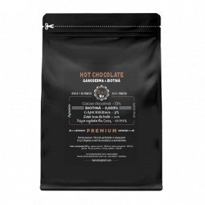 Hot Chocolate 5in1 cu Ganoderma+Biotina - 690g - veg (30 de portii) - Img 4