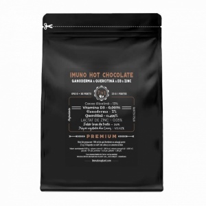 Hot Chocolate 7in1 cu Ganoderma & Quercitinã & D3 & Zinc - 690g - veg (30 de portii) - Img 4