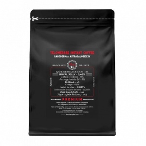 Telomerase Instant Coffee 10in1 - 600g (30 de portii) - Img 4