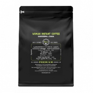 Woman Instant Coffee 8in1 cu Ganoderma si Chaga - 400g veg (20 de portii) - Img 3