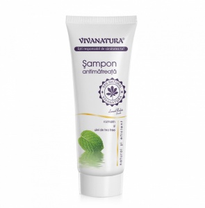Sampon Antimatreata cu Rozmarin si Tea-Tree 250 ml – Leonard Radutz Formula – VivaNatura - Img 2