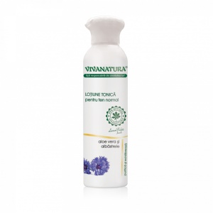 Lotiune tonica cu aloe vera si albastrele pentru ten normal 150ml– Leonard Radutz Formula – VivaNatura - Img 2