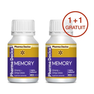 Memory 1+1 Gratuit, 180 capsule x 2
