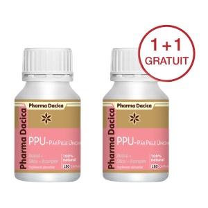PPU – Par, Piele, Unghii 1+1 gratuit, 180 capsule x 2