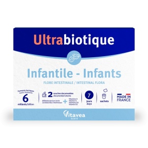 Ultrabiotique Infantile, Probiotic pentru microbiomul copiilor, 7 plicuri - Img 2