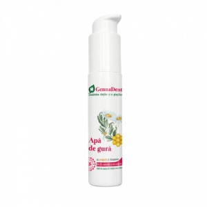GennaDent Apa de gura naturala cu propolis si diatomee 45ml – Leonard Radutz formula - Img 2