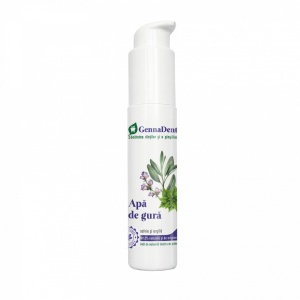 GennaDent Apa de gura naturala cu salvie si argila 45ml – Leonard Radutz formula - Img 4