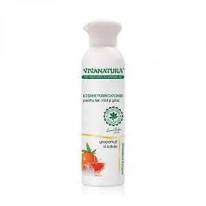 Lotiune purificatoare pentru ten mixt si gras cu grapefruit si salvie150 ml – Leonard Radutz Formula – VivaNatura - Img 3