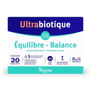 Ultrabiotique Équilibre, Probiotic pentru echilibrul microbiomului, 30 capsule vegetale - Img 4