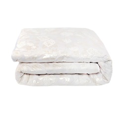 Pilota 220x240 alb cu model jacquard ( Puf si pana de gasca )