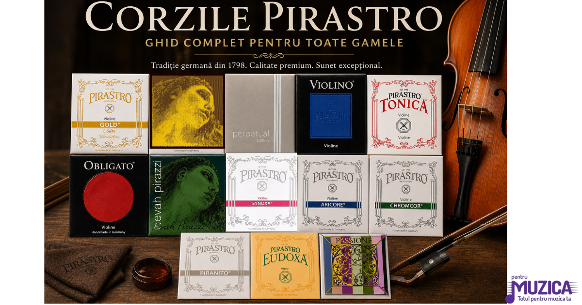 Corzile Pirastro – Ghid Complet pentru Toate Gamele și Seriile Disponibile