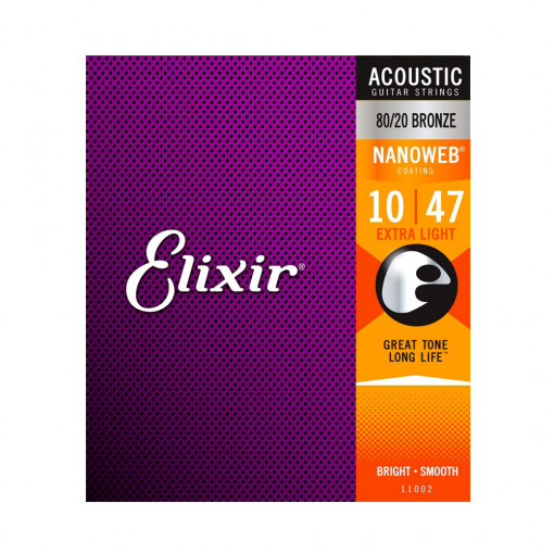 Elixir Nanoweb Acoustic Extra Light 010-047