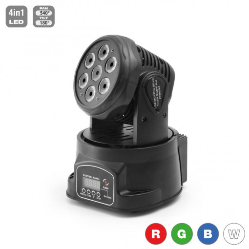 Flash LED MH 7x10 RGBW 4in1 - movingh