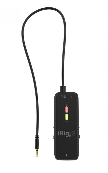 IK Multimedia iRig PRE 2 - interfata microfon pentru telefon