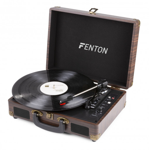 Pick-up Bluetooth finisaj lemn maro Fenton RP115B