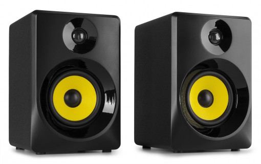 Vonyx SMN30B Set 2 monitoare de studio active, 3”, 30W RMS, negru