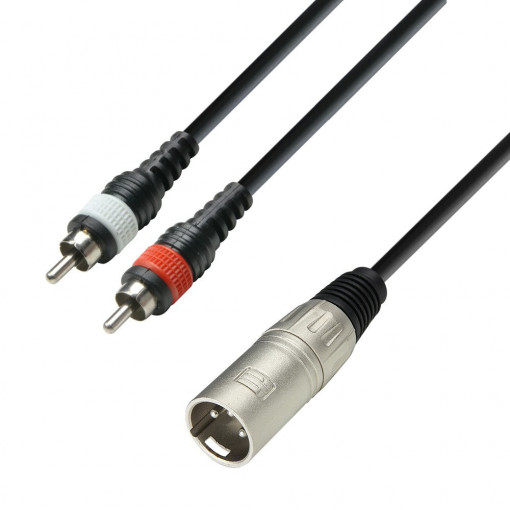 Adam Hall 3 STAR YMCC 0100 - cablu xlr - 2xrca
