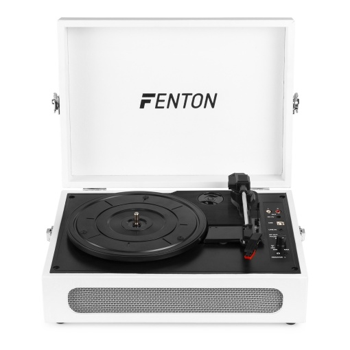 Fenton RP118F – Pick-up Bluetooth portabil, 3 viteze, USB MP3, difuzoare stereo