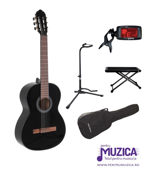 Set Chitara clasica Student negru