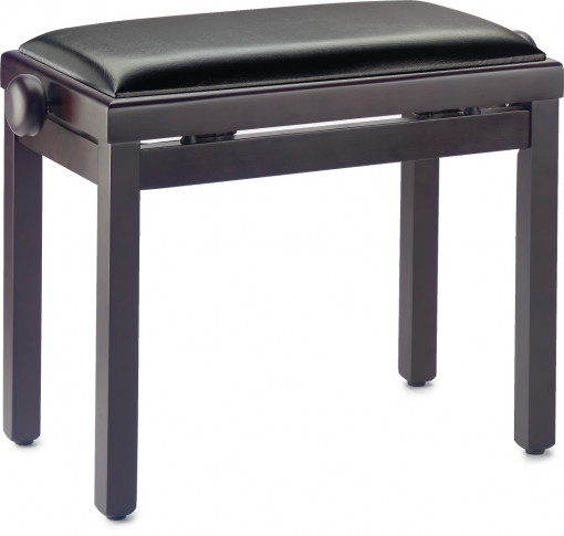Stagg scaun de pian mat cu blat de vinil negru