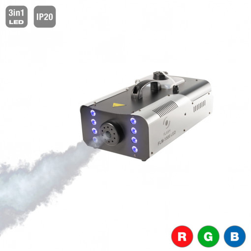 Flash FLM-1500 - masina fum 1500 Watti, led-uri 3in1