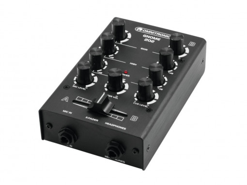 Omnitronic GNOME-202 - mini mixer audio 2 canale