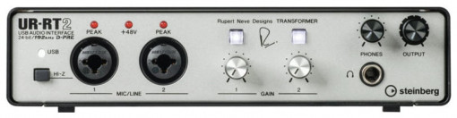 Steinberg UR-RT2 - interfata audio 4x2 USB 2.0 cu transformatoare Rupert Neve Designs