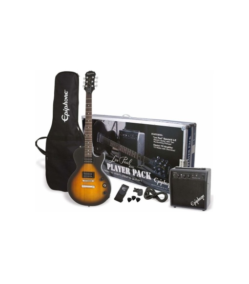 Epiphone Les Paul Special II VS Set – chitară electrică cu amplificator, husă și accesorii complete