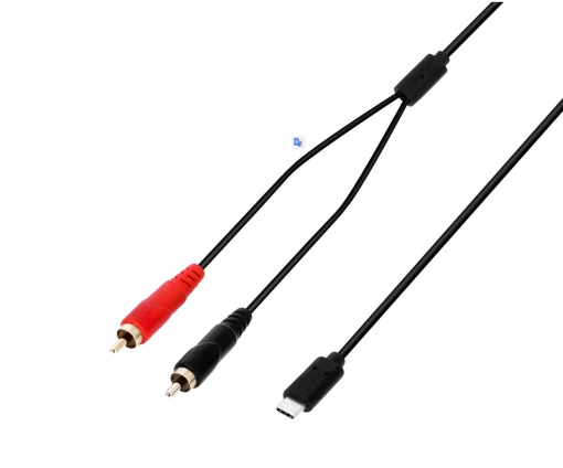 Adam Hall K3YCCUSBC0300 - cablu adaptor USB-C - 2xRCA 3m