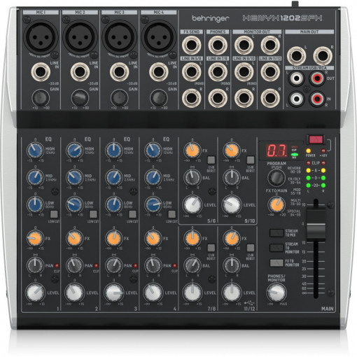 Behringer Xenyx 1202SFX - mixer audio 12 canale