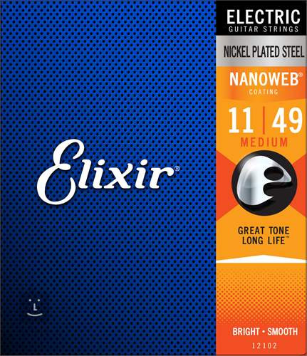 Elixir Nanoweb 11-49 - Set corzi chitara electrica