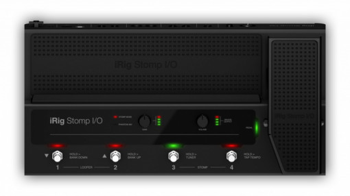 IK Multimedia iRig Stomp I/O - interfata audio USB tip pedala compatibila iOS, Mac, PC