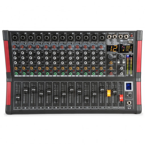 Power Dynamics Mixer analog pasiv 12 x canale USB / Bluetooth DSP