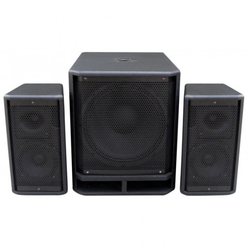 Sistem boxe subwoofer activ 12" + 2x 6.5" sateliti