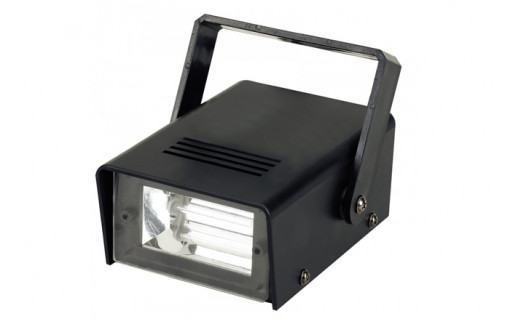 BeamZ Mini Stroboscop Carcasa de plastic, 20W
