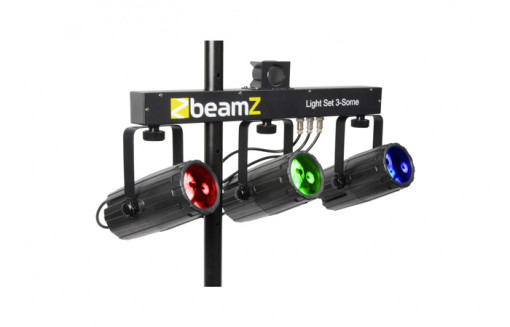 BeamZ Set Lumini 3x 57 LED-uri RGBW