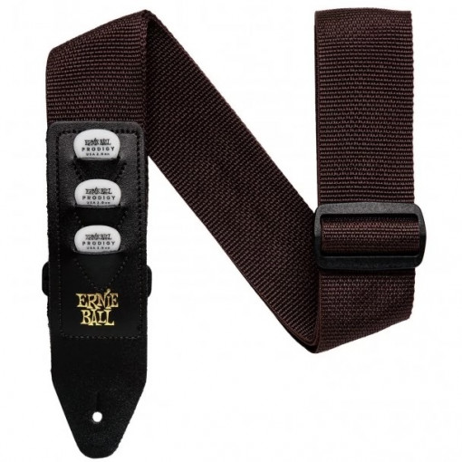 Ernie Ball 4250 Pickholder Strap Brown