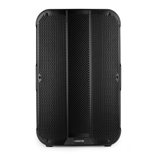 Boxă activă Vonyx VD715A, 15", 450W RMS, bi-amplificată, Bluetooth 5.0 + DSP, carcasă ABS