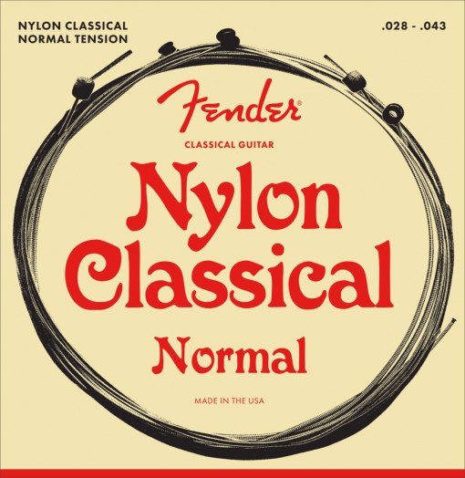 Fender Nylon Classical 130 - corzi chitara clasica cu bila 028-043